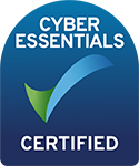 Cyber Essentials certified logo showcasing our secure digital environment and commitment to cybersecurity standards